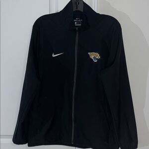 Jacksonville Jaguars Black NFL Full Zipper Nike Dri Fit Wind Golf Mens Jacket M